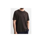 Camiseta Silbon bordado marrón - espalda