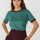 Camiseta SKFK Neskur Green modelo frontal