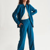 Sobrecamisa 24colours 30399 Petróleo - ECRU