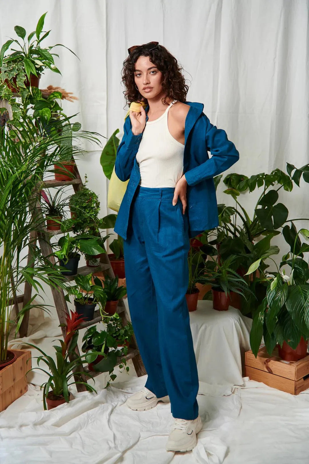 Sobrecamisa 24colours 30399 Petróleo - ECRU