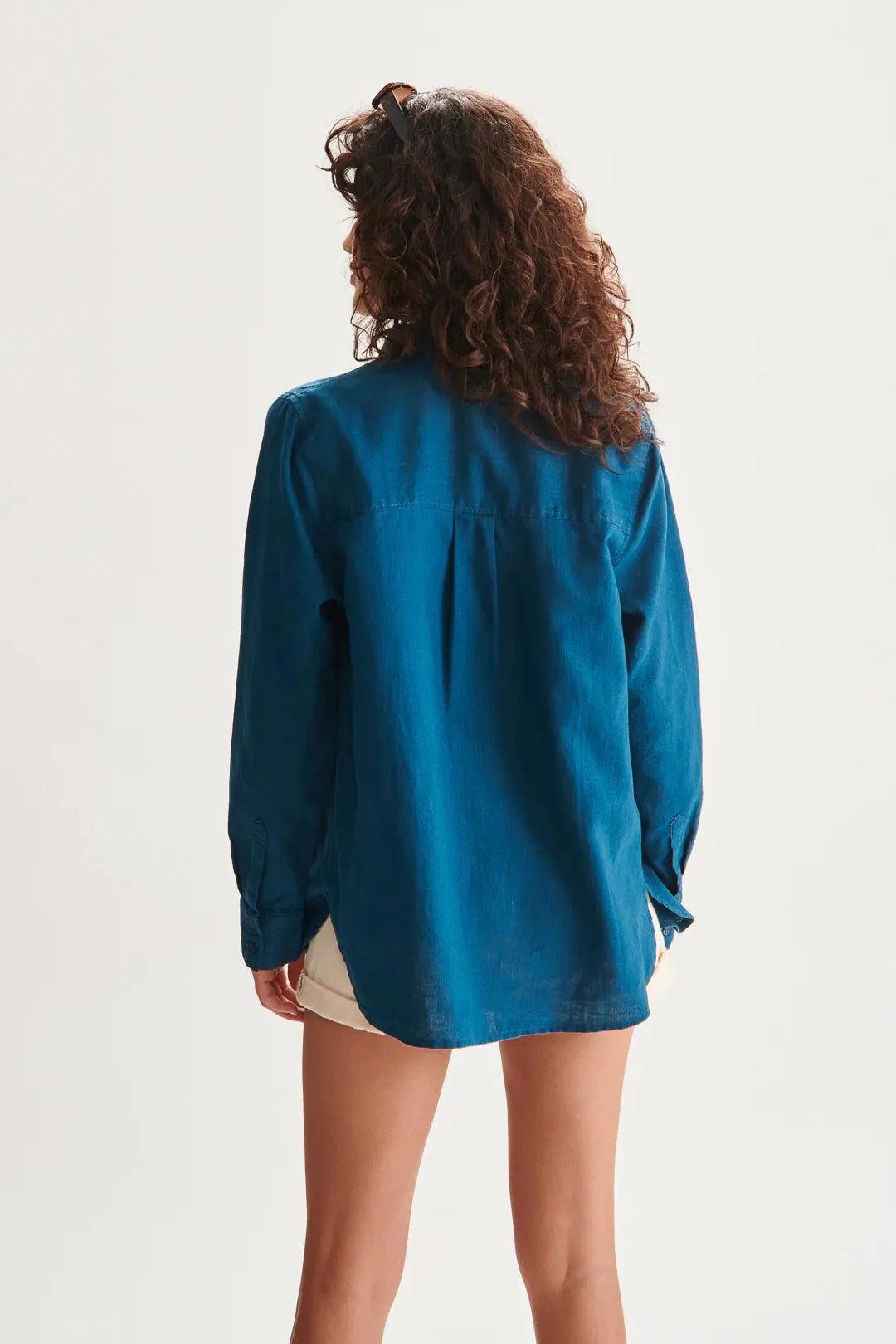 Sobrecamisa 24colours 30399 Petróleo - ECRU