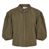 Sobrecamisa Nümph Waleria Ivy Green - ECRU