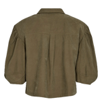 Sobrecamisa Nümph Waleria Ivy Green - ECRU