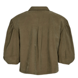 Sobrecamisa Nümph Waleria Ivy Green - ECRU
