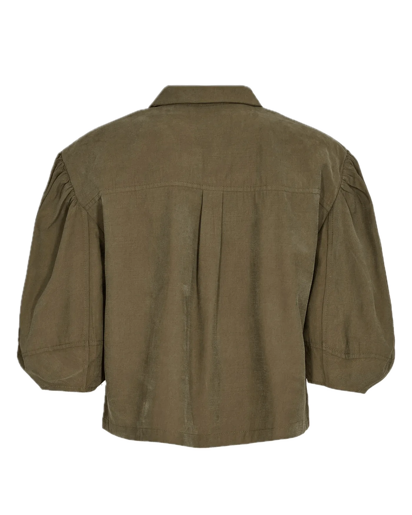 Sobrecamisa Nümph Waleria Ivy Green - ECRU