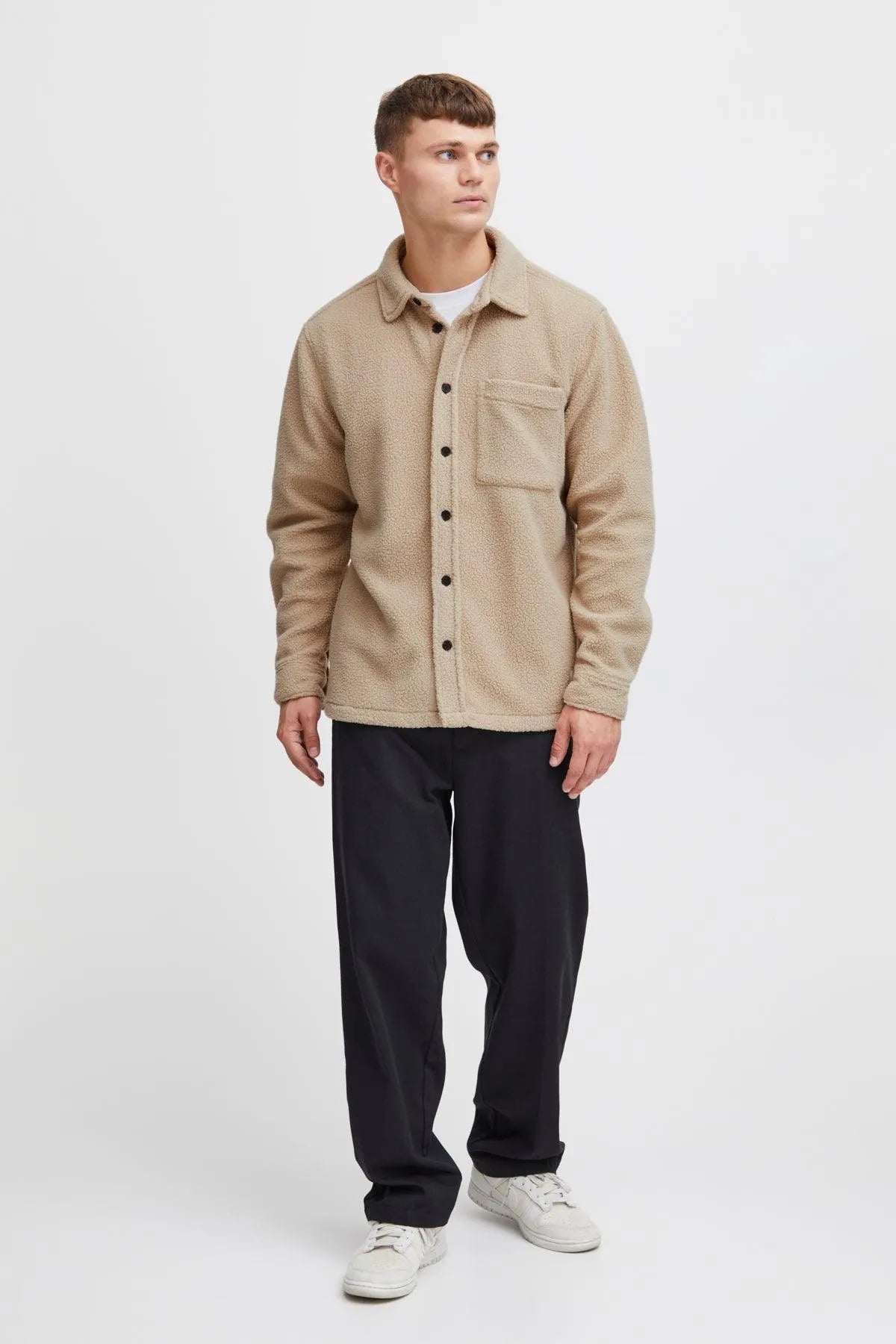 Sobrecamisa !Solid Doyoon Pile Hummus - ECRU