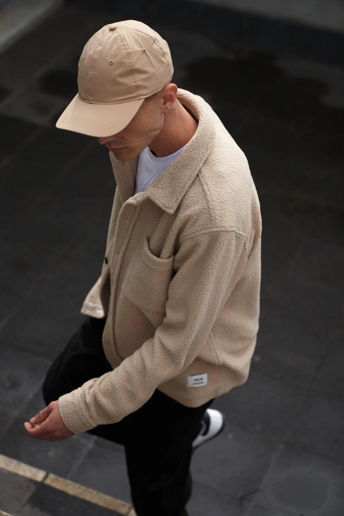 Sobrecamisa !Solid Doyoon Pile Hummus - ECRU