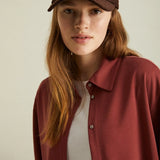 Sobrecamisa Yerse Fluida Teja - ECRU