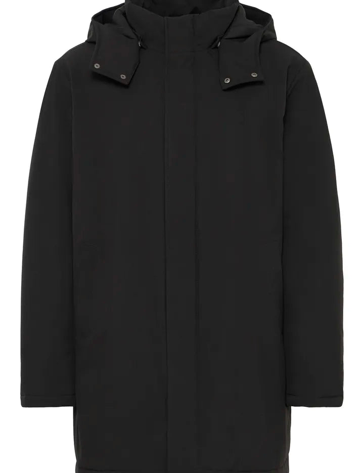 SDVAREK COAT 900009402 TRUE BLACK — vista frontal