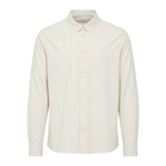 Camisa rayada SOLID Val True Black - flat frontal transparente