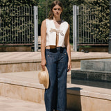 Pantalón THE TINY BIG SISTER Cortes Navy