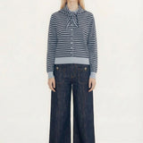 Cárdigan THE TINY BIG SISTER Lara con Pañuelo Rayas