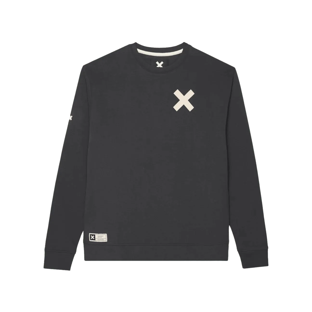 Sudadera Blue Banana Anthracite Amsterdam Crew - ECRU