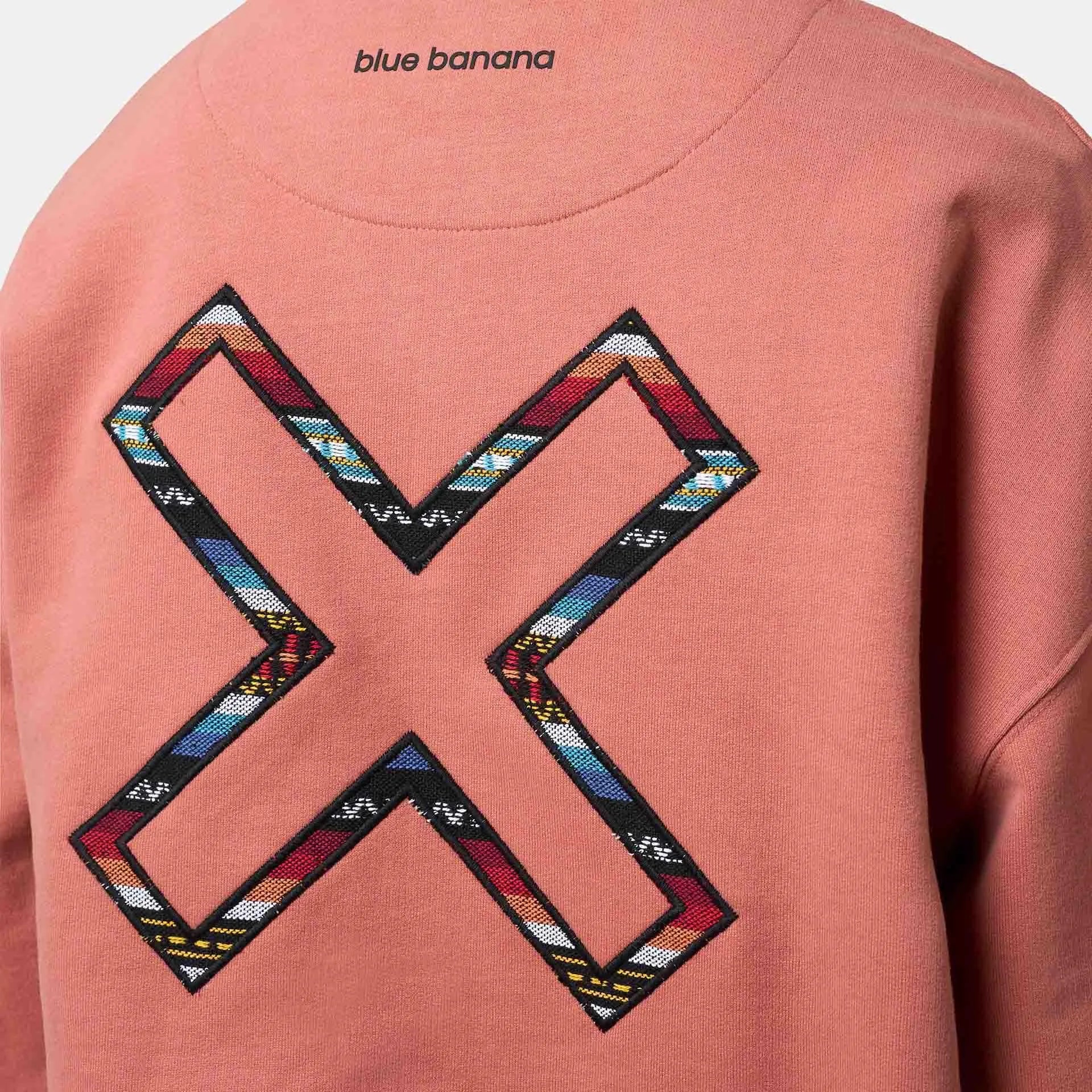 Sudadera Blue Banana Karma Coral - ECRU