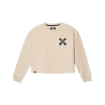 Sudadera Blue Banana Woman Crew Classic Fossil - ECRU