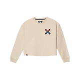 Sudadera Blue Banana Woman Crew Classic Fossil - ECRU