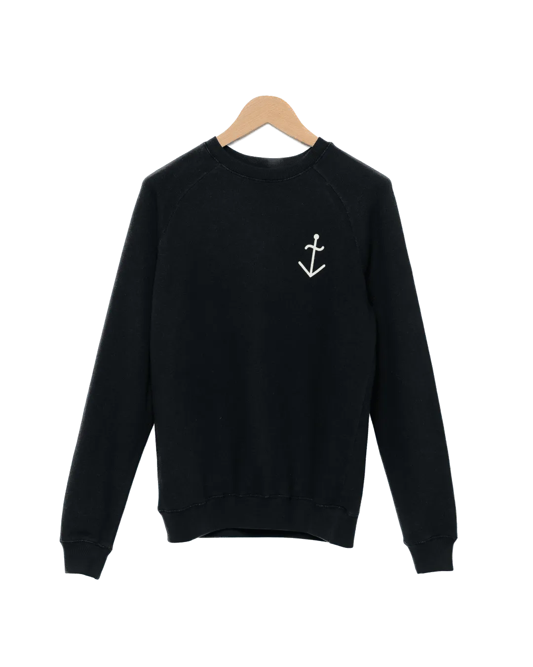 Sudadera Cunha Dark Navy Ecru Logo - ECRU