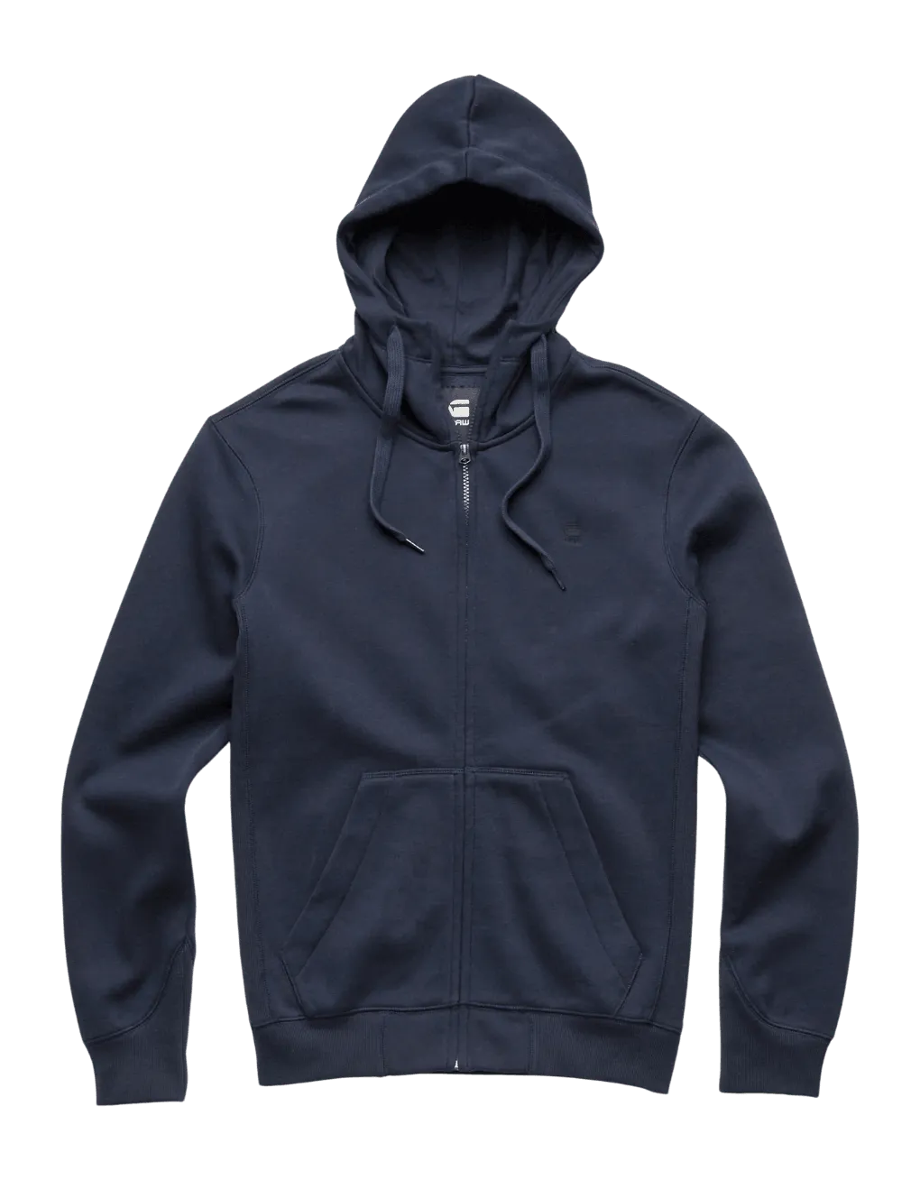 Sudadera de Hombre G-STAR Premium Core Hooded Zip Sartho Blue - ECRU