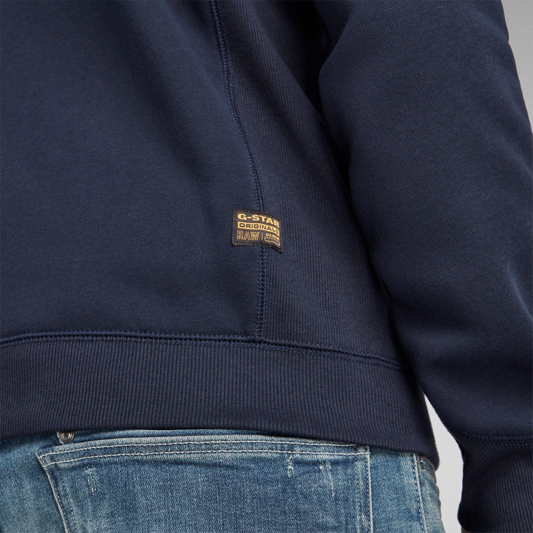 G-STAR Premium Core Hooded Zip Men\'s Sweatshirt Oyster Mushroom – ECRU | Sweatshirts