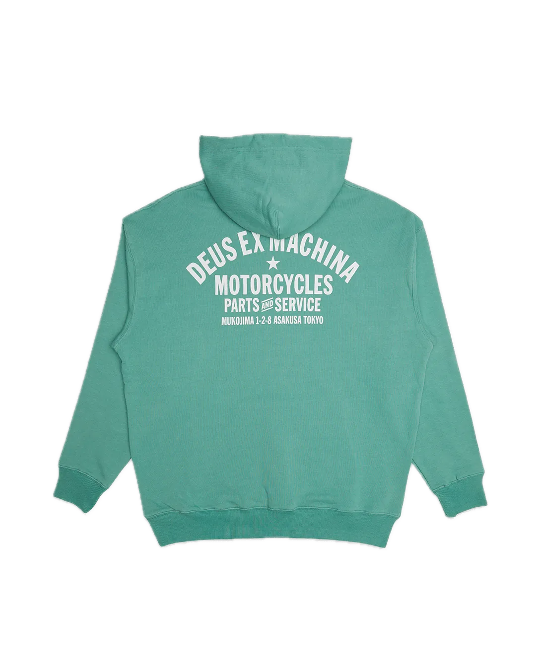 Sudadera Deus Ex Machina Oversize Tokyo Hoodie Sea Foam - ECRU