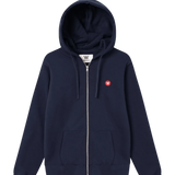 Sudadera Double A By Wood Wood Zan Patch Navy - ECRU