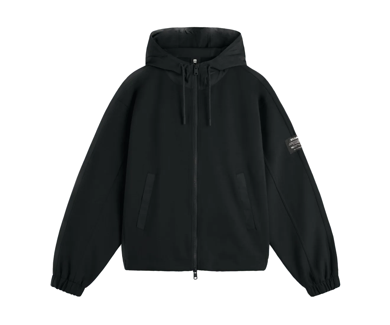 Sudadera Ecoalf Oversize Kamet Black - ECRU