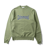 Sudadera Edmmond Studios Curly Plain Olive - ECRU