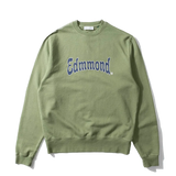 Sudadera Edmmond Studios Curly Plain Olive - ECRU