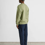 Sudadera Edmmond Studios Curly Plain Olive - ECRU