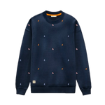 Sudadera El Pulpo All Over Azul Marino - ECRU