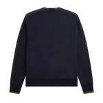 Sudadera Fred Perry con Cuello Redondo M7535 Azul Marino - ECRU