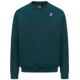 Sudadera K-WAY Unisex Le Vrai Auguste Hv Poly Co Green Petrol - ECRU