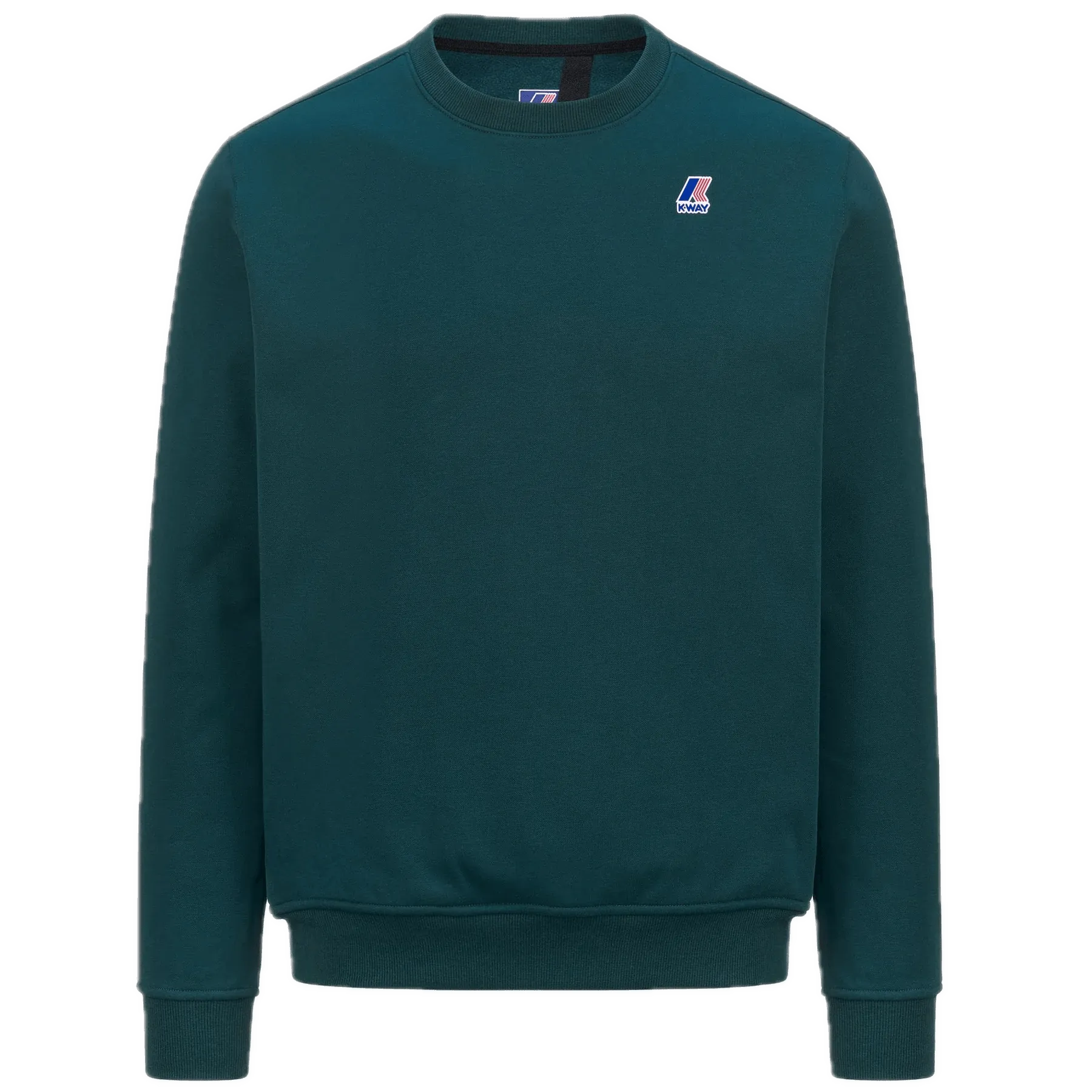 Sudadera K-WAY Unisex Le Vrai Auguste Hv Poly Co Green Petrol - ECRU