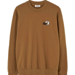 Sudadera Loreak Mendian Crewneck Margarita M Toffee - ECRU