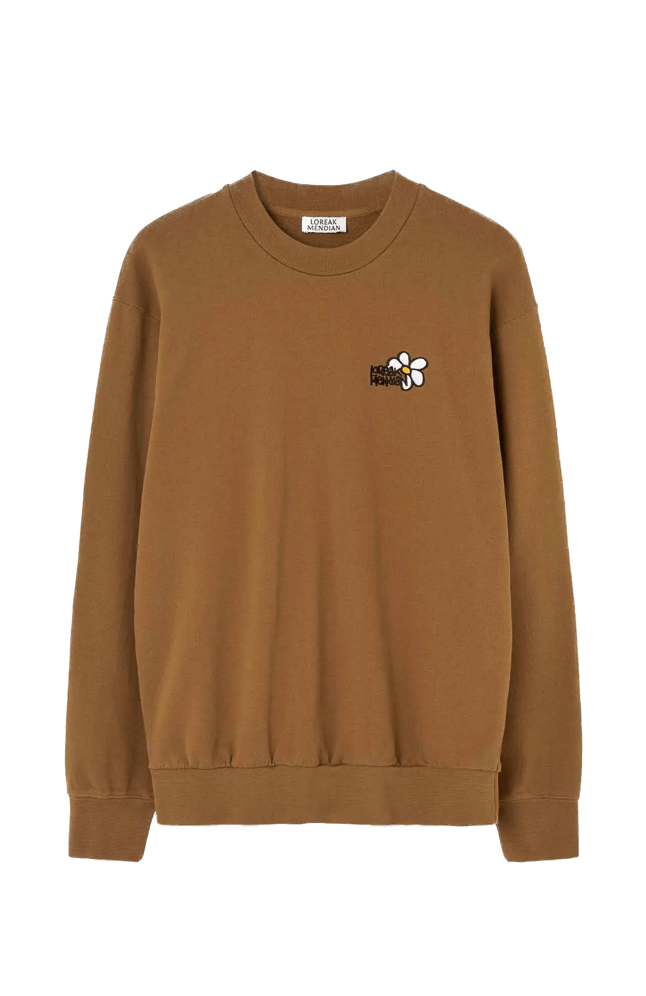 Sudadera Loreak Mendian Crewneck Margarita M Toffee - ECRU