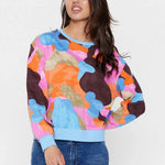 Sudadera Nuelementa Little Boy Blue - ECRU