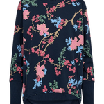 Sudadera Nümph Nunikola Dark Sapphire - ECRU