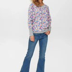 Sudadera Nümph Nunikola Light Grey - ECRU