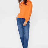 Sudadera Numyra Red Orange - ECRU