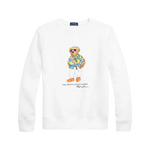 Sudadera Polo Ralph Lauren de Felpa con Polo Bear - ECRU