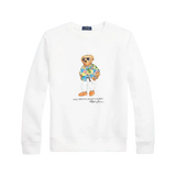 Sudadera Polo Ralph Lauren de Felpa con Polo Bear - ECRU