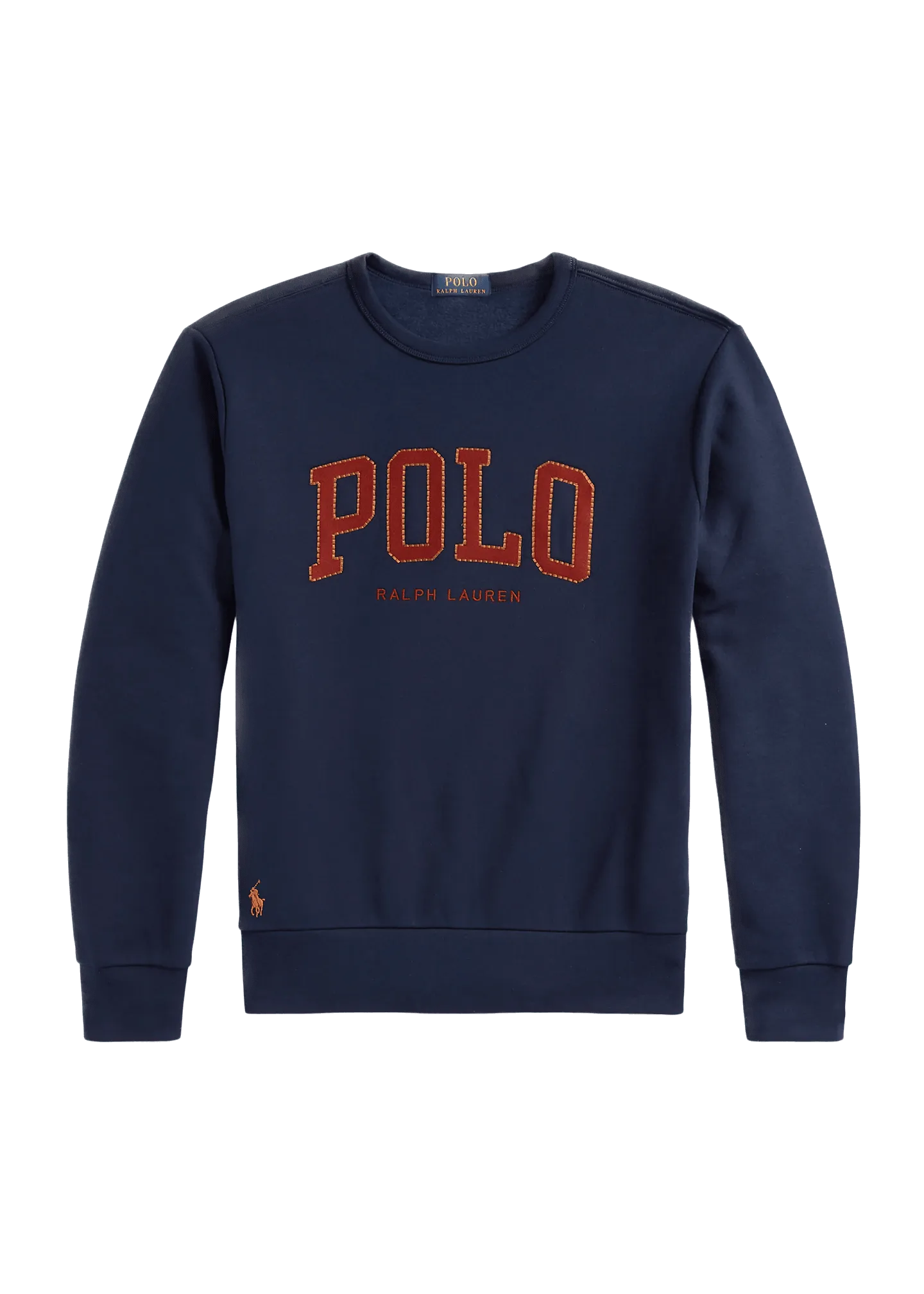 Sudadera Polo Ralph Lauren de felpa RL con logotipo - ECRU