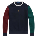 Sudadera Polo Ralph Lauren de punto doble multicolor - ECRU