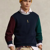 Sudadera Polo Ralph Lauren de punto doble multicolor - ECRU