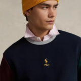 Sudadera Polo Ralph Lauren de punto doble multicolor - ECRU