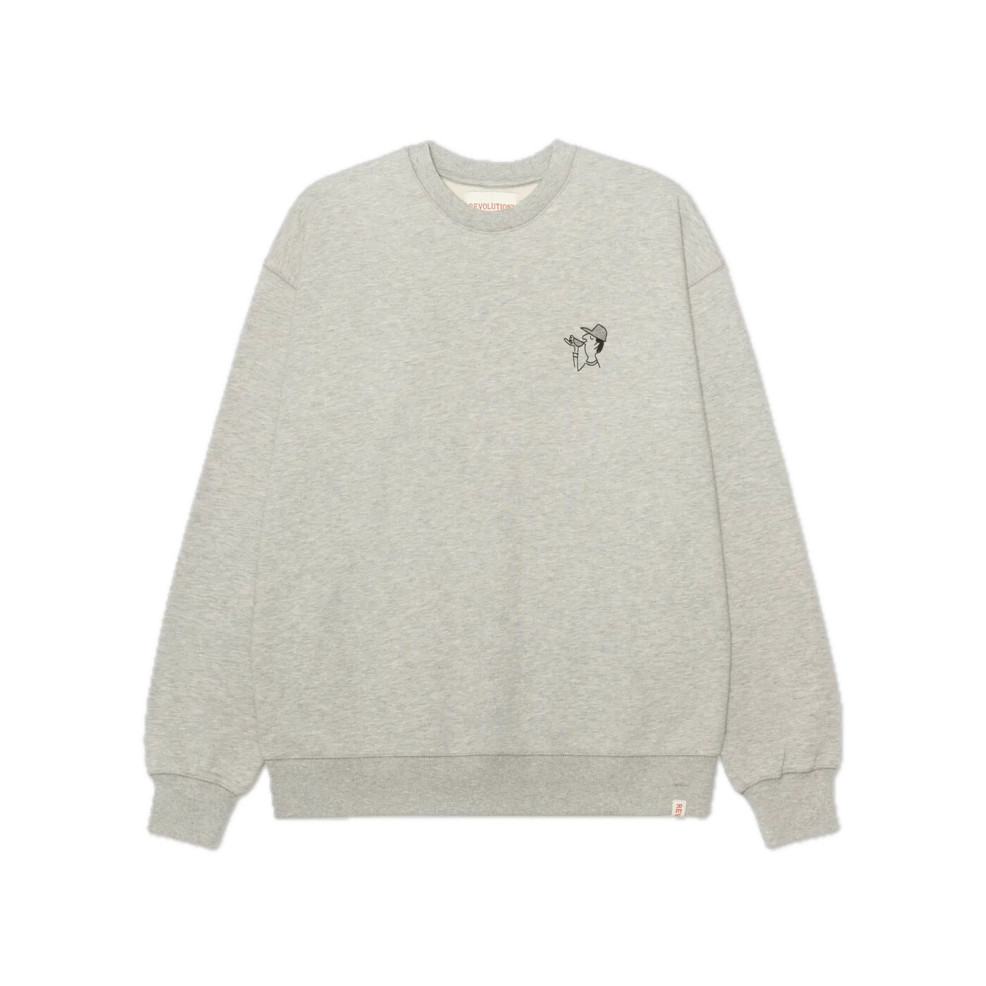 Sudadera Revolution 2755 COF Grey - ECRU