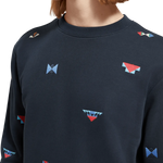 Sudadera Scotch and Soda Regular Fit AOP Embroidery - ECRU