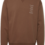 Sudadera !Solid Halvard Rain Drum - ECRU