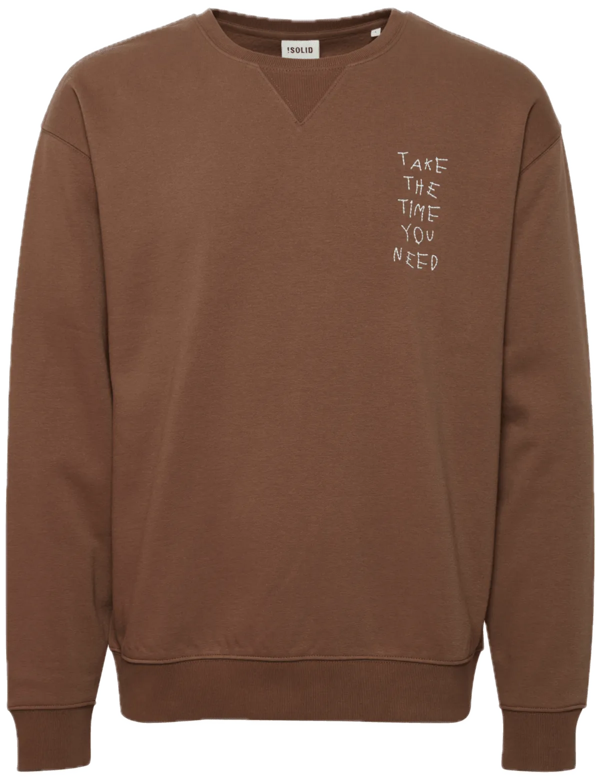 Sudadera !Solid Halvard Rain Drum - ECRU