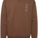 Sudadera !Solid Halvard Rain Drum - ECRU